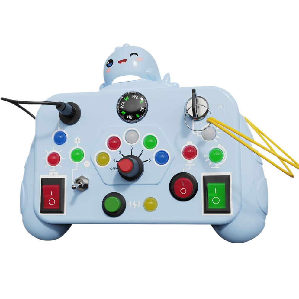 (blue) LED Light Switch Toys Stimulating Play For Busy Kids Allowing Children-image-OPC-PMWCRPG-NEW