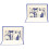 2St 3D Vaderdag Greetkaart Beige Creatief Design 3