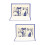 2St 3D Vaderdag Greetkaart Beige Creatief Design 7