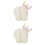 2St Adorable Wit Kroon Oorkappen Winter Warmte Bescherming 6