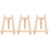 3St Handgemaakte Khaki Easel Foto Frame Bracket Display 4