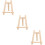 3St Handgemaakte Khaki Easel Foto Frame Bracket Display 9
