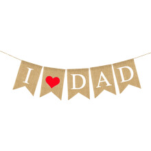 3Stk Khaki Vaters Tag Banner Mit I Dad Herz