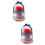 2Stk Rote Rosendome Mit Abdeckung Romantisches Geschenk Set 7