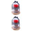 2Stk Rote Rosendome Mit Abdeckung Romantisches Geschenk Set 5