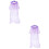 2Stk Schleier Tüll Accessoire 6