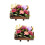 2Sets Retro Holzfass Mit Künstlichen Für 7