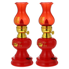 2Paare Flameless LED Hochzeitslampe Rot Heimdeko
