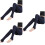 3Stk Damenleggings Elastisch Dehnbarkeit Winter 8