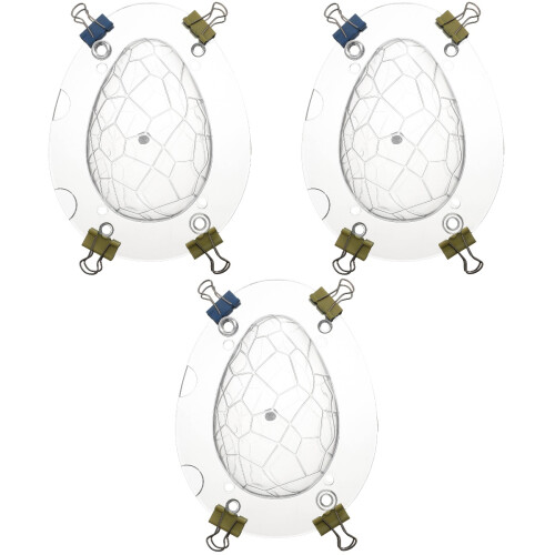 3Stk Eierform Silikonform Für Ostern & Partyspaß 2