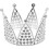 3Stk Silberne Mit , Eleganter Runder Kopfschmuck 9