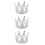 3Stk Silberne Mit , Eleganter Runder Kopfschmuck 7