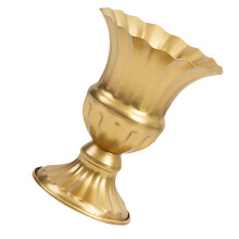 2Stk Goldene Blumentöpfe Eisen Elegant Für Hochzeit Und Deko