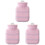 3Stk Silikon Pink Für Mit Schutz Strickbezug 2