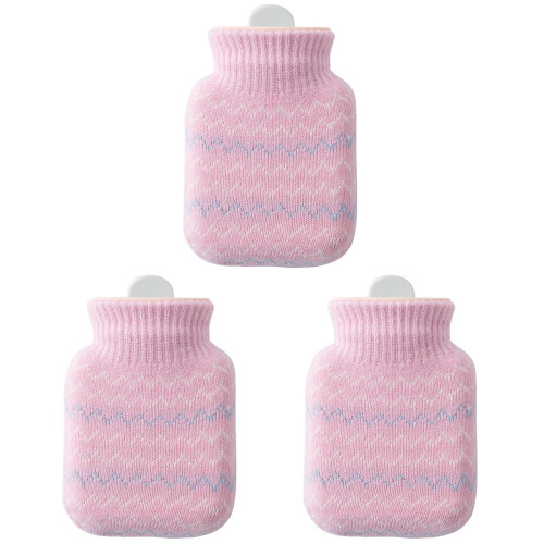 3Stk Silikon Pink Für Mit Schutz Strickbezug 1