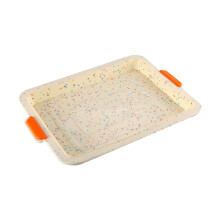 3Stk Mehrfarbige Kunststoff Tabletts Für Kuchen, Und