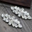 2Stk Silberne Schuhclips Für DIY Schuhe 9