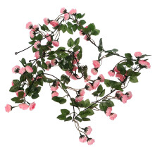 2Stk Künstliche Rose Rosa Für Natürliche