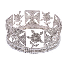 3Stk Tiara Silber Damen Hochzeit Haarreif Braut Schmuck