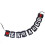 2Stk Engaged Papierbanner Hochzeit Party 1