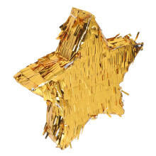 2Stk Goldene Star Pinata Aus Aluminiumfolie Für Kindergeburtstag Deko