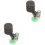 2Stk Schwarzer Mini Schwammfilter Aquarien Filter Mit Sauger 4
