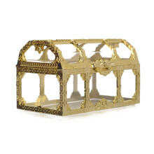 3Stk Goldene Kunststoff Hochzeit Gastgeschenk Verpackung