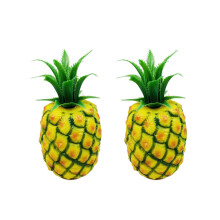 4Stk Gelbes Ananas Modell Künstliche Früchte Fotorequisiten