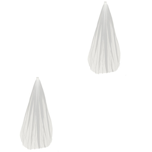 2Stk Brautschleier Mit Eleganter Hochzeitsveil 2