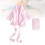 2Stk Babykleidung Baumwolle Rosa Waschbar Langlebig 11