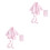 2Stk Babykleidung Baumwolle Rosa Waschbar Langlebig 3