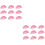36Stk Kinderpapierfächer Handventilator Pink Klappbar Robust 6
