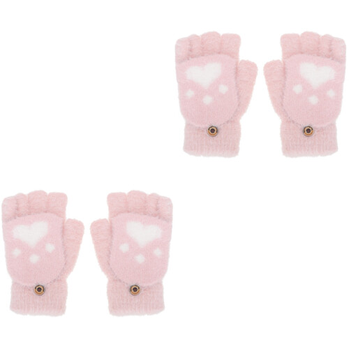 2Pares Para Niños Rosa Y 2