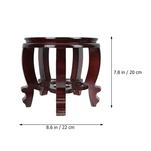 Base De Madera Para Tortugario Jarrón Alto 2