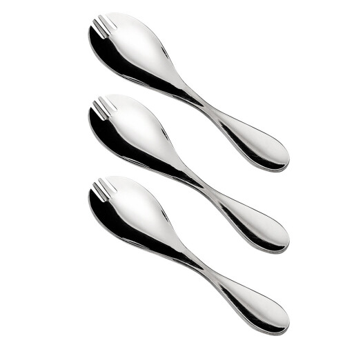 6Ud Cubiertos Infantiles Inoxidable Tenedor Hogar 1