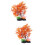2Ud Decoración Pecera Planta Artificial Resistente 7