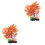 2Ud Decoración Pecera Planta Artificial Resistente 3