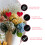 80Pcs Creative White Plastic Floral Pick Cards Holders for Events 11