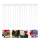 80Pcs Creative White Plastic Floral Pick Cards Holders for Events 3