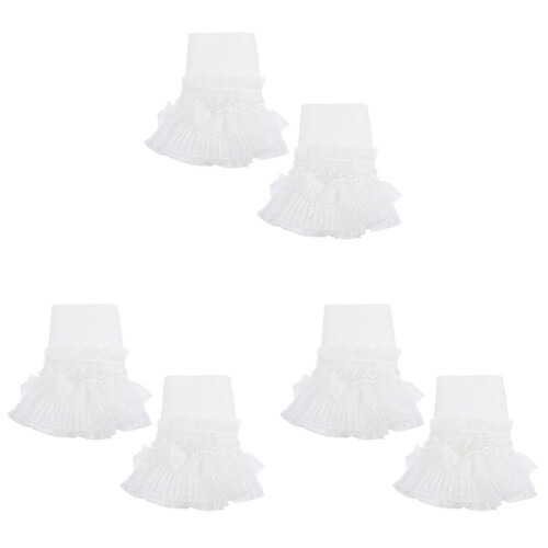 3Pares Decorativas De Encaje Falso Para 1