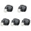 5Ud Cinturones De Caballero Para Negro Ajustable Durable 2
