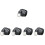 5Ud Cinturones De Caballero Para Negro Ajustable Durable 5