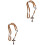 2Pièces Prière Croix Bois Clair Perles Délicat 4
