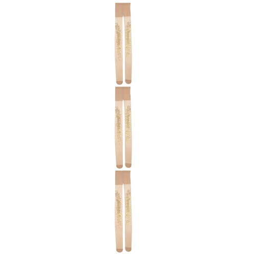 3Pièces Collants Transparente Dorés Effet Écailles Séduisant 1