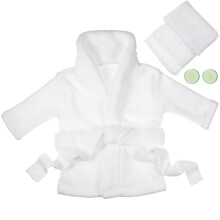 2 Ensembles Serviette De Bain Et Peignoir Bébé Accessoire