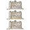 3Pz Clutch in PU Con Tracolla E Intagliato Per 8