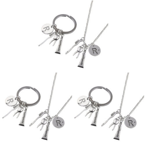 6Pièces Pendentif Dentifrice, 1