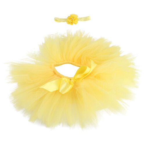 3Pièces Ensemble Tutu Bandeau Tulle Photo Bébé 1