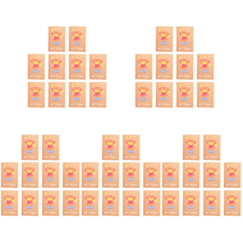 50Pièces Cartes De Enseignants Originalité Colorée 1