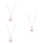 3Pièces Femme Rose En De Délicate 5